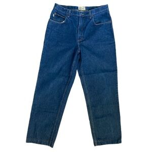 Vintage L.L. Bean Mens Relaxed Fit High Waisted Denim Jeans Size 34W